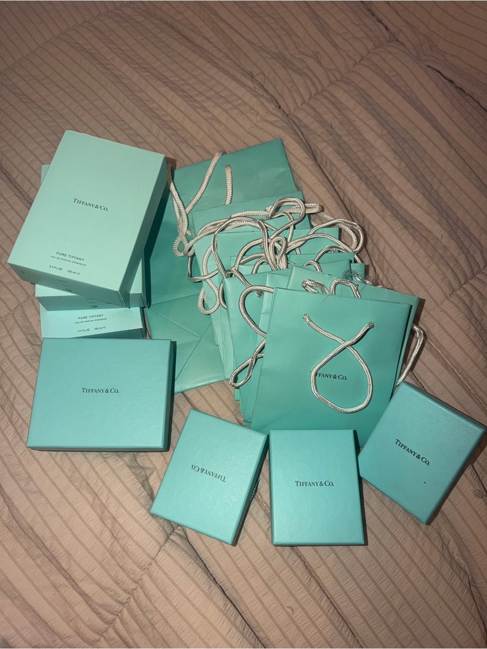 Tiffany & Co. Mini Gift Bags in Signature Tiffany Blue